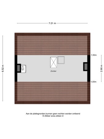Floorplan - Lochtenberg 13, 5296 LL Esch